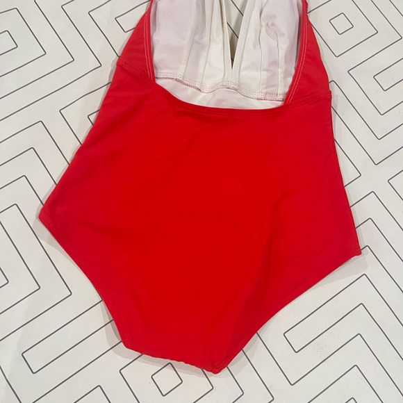 Flagpole NYC Jade Strawberry Retro One Piece Swimsuit - Picture 7 of 14